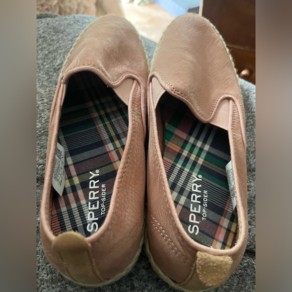 Sperry Womens Sailor Twin Gore Leather/Jute Boat Shoes - Picture 2 of 7